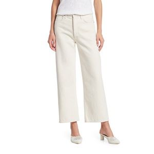 AGOLDE Cream Wide Leg Jeans